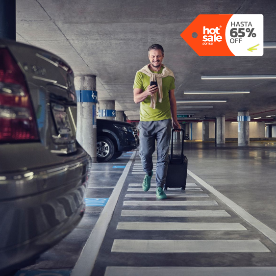 Estacionamiento Sur (desde 1 día) + 1 Embalaje de Valijas Gratis