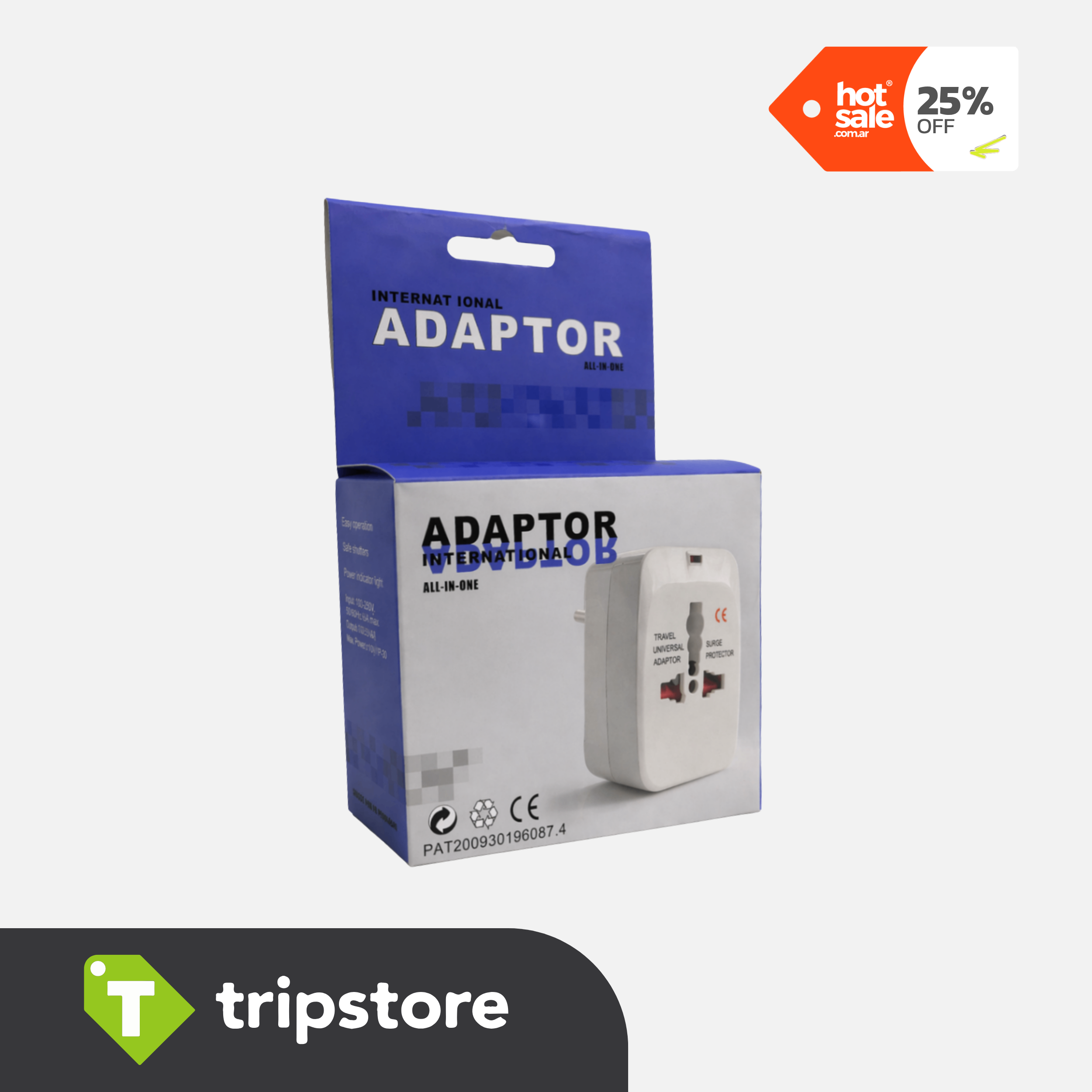 Adaptador Universal de Viaje All-in-One