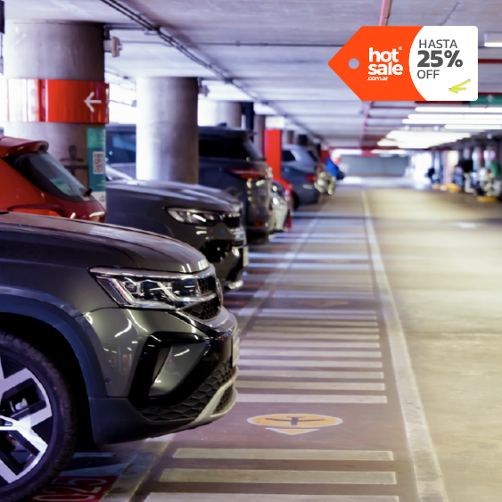 Estacionamiento Cubierto – Sector E2 - E3 + 1 Embalaje de Valijas Gratis